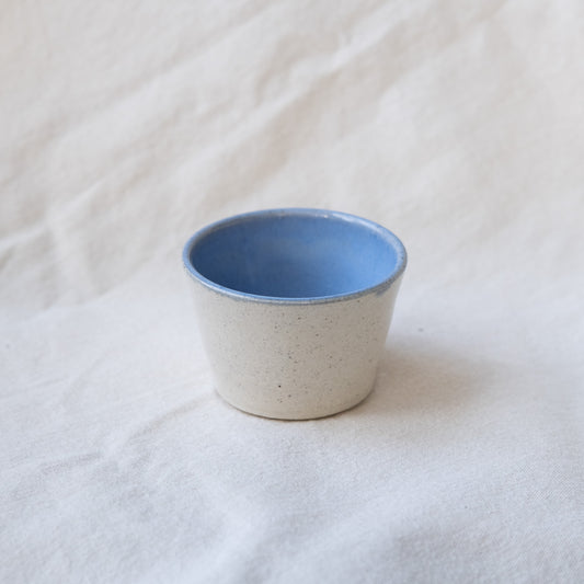 color block teacup - blue